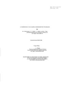 A Comparison of Soil Sample Homogenization Techniques