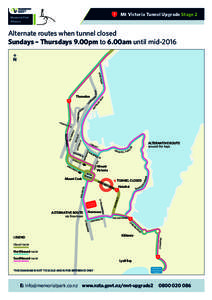 Mt Victoria Tunnel Upgrade Stage 2  Memorial Park Alliance  N Q UAY