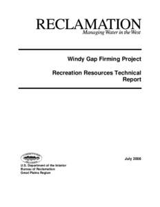 Microsoft Word - FINAL WGFP Recreation Tech Report[removed]doc