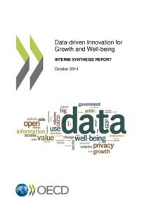 DATA-DRIVEN INNOVATION FOR GROWTH AND WELL-BEING