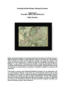 Généalogie de l’idée d’Europe : l’héritage des Lumières Céline Spector 14 mai 2013 – MSHA, salle 2 (Bordeaux 3) Etudes doctorales  Depuis une trentaine d’années, de nombreux travaux issus des études pos