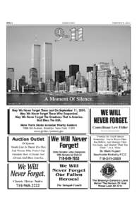 Never forget / God Bless America / Nationalism / Creativity / Aftermath of the September 11 attacks / Canarsie /  Brooklyn / L