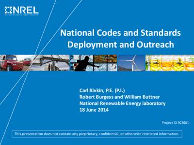 National Codes and Standards Deployment and Outreach