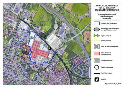 PROTOCOLLO D’INTESA PER LO SVILUPPO DEL QUARTIERE FIERISTICO Schema planimetrico di riferimento per il masterplan