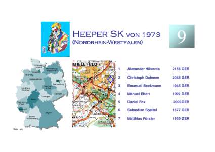 Heeper SK vonNordrhein(Nordrhein-Westfalen) 9  1