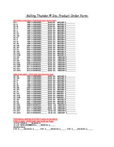 USE THIS FORM OR SIMILAR COMPUTER PRINTOUT