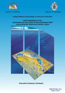 United Nations Convention on the Law of the Sea  Joint Submission to the Commission on the Limits of the Continental Shelf concerning the Mascarene Plateau