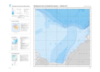 AWI Bathymetric Chart of the Weddell Sea, Antarctica, 1 : at 76°S 50° W Legend Depth Contours and Grid Data