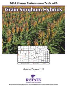 2014 Kansas Performance Tests with  Grain Sorghum Hybrids continuously cropped