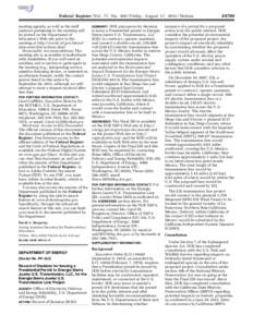 Federal Register / Vol. 77, No[removed]Friday, August 17, [removed]Notices meeting agenda, as well as the staff analyses pertaining to the meeting will be posted on the Department of Education’s Web site prior to the meet