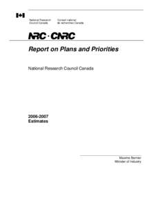 National Research Council / Institute for Biodiagnostics / Herzberg Institute of Astrophysics / CISTI / Defence Research and Development Canada / Centre for Surface Transportation Technology / Canadian government scientific research organizations / NRC Research Press / National Research Council of Canada / Science / Research