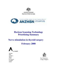 Horizon Scanning Briefing Template