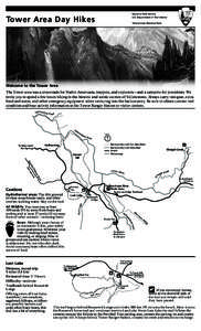 National Park Service U.S. Department of the Interior Tower Area Day Hikes  Yellowstone National Park