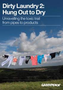 Dirty Laundry 2: Hung Out to Dry Unravelling the toxic trail from pipes to products  Contents