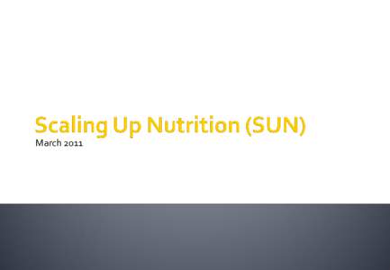 March 2011  Unsatisfactory progress towards MDG[removed]calls for coordinated action