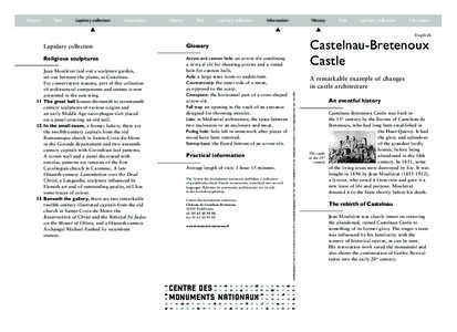 France / Carennac / Centre des monuments nationaux / Castelnau /  London / Portcullis / Drawbridge / Construction / Fortification / Château de Castelnau-Bretenoux / Castle