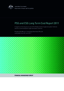 PSS and CSS Long Term Cost Report 2011