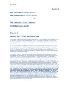 Finance / Depository Trust & Clearing Corporation / Settlement / Clearing / Securities / Financial economics / Financial system