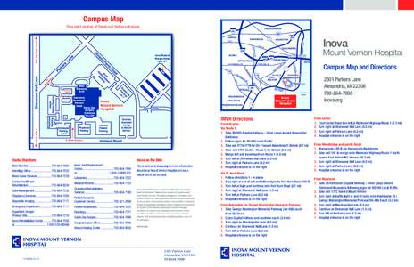 Campus Map Free valet parking at Green and Yellow entrances. FALLS CHURCH  66