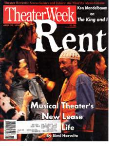 TheaterWeek COVER STORY