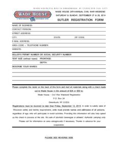 Microsoft Word - CivilWarWeekend-SutlerRegistrationForm