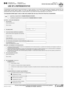 Citizenship and Immigration Canada Citoyenneté et Immigration Canada