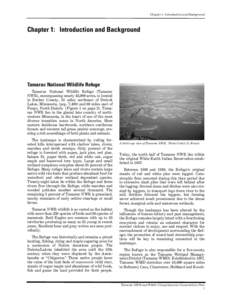 Chapter 1: Introduction and Background  Chapter 1: Introduction and Background Tamarac National Wildlife Refuge Tamarac National Wildlife Refuge (Tamarac