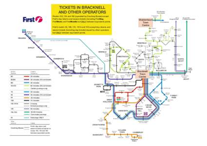 TICKETS IN BRACKNELL AND OTHER OPERATORS 53 to Wexham Park Hospital Maidenhead