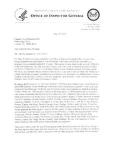 Eduardo Siria Miranda, MD waiver letter