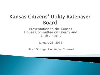 The Citizens’ Utility Ratepayer Board