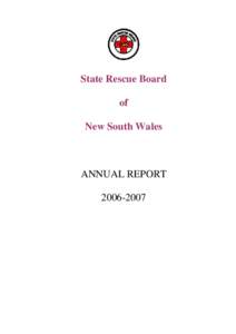 State Rescue Board of New South Wales ANNUAL REPORT[removed]