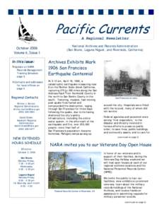 Pacific Currents A Regional Newsletter October 2006 Volume 6, Issue 1