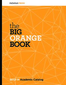 the BIG ORANGE BOOK[removed]Academic Catalog