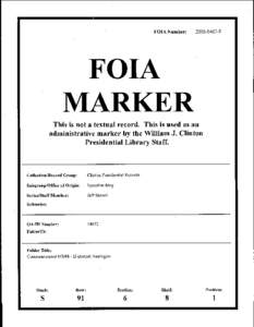 FOIA Number:  [removed]F FOIA MARKER