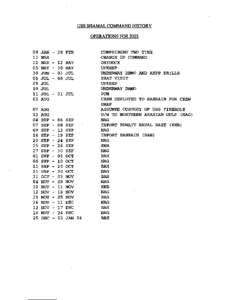 USS SHAMAL COMMAND HISTORY OPERATIONS FOR[removed]