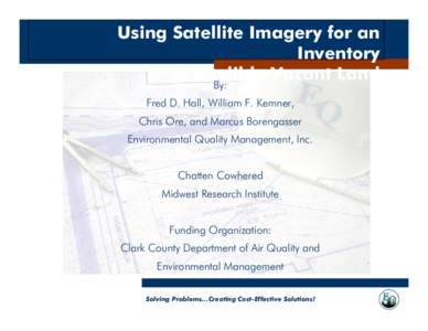 Las Vegas Valley / Landsat program / Dust / Satellite imagery / Satellites / Clark County /  Nevada