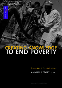 The University of Manchester  Brooks World Poverty Institute  CREATING KNOWLEDGE