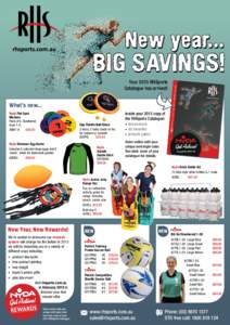 New year...  BIG SAVINGS! Your 2015 RHSports Catalogue has arrived!