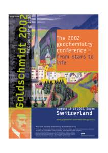 Werke von Ernst Ludwig Kirchner by Ingeborg und Dr. Wolfgang Henze-Ketterer, CH-Wichtrach / Bern  The 2002 geochemistry conference – from stars to