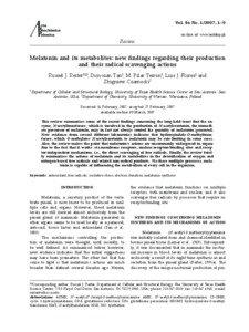 Circadian rhythms / Organic chemistry / Acetamides / Tryptamines / Melatonin / Treatment of bipolar disorder / Glutathione / Pineal gland / N-Acetylserotonin / Chemistry / Biology / Antioxidants