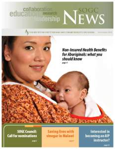 November[removed]Non-Insured Health Benefits for Aboriginals: what you should know page 11