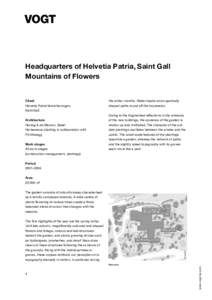 Headquarters of Helvetia Patria, Saint Gall Mountains of Flowers Client Helvetia Patria Versicherungen, Saint Gall