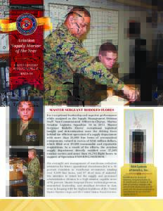 KENNETH W. SOUTHCOMB AWARD  Aviation Supply Marine of the Year MASTER SERGEANT