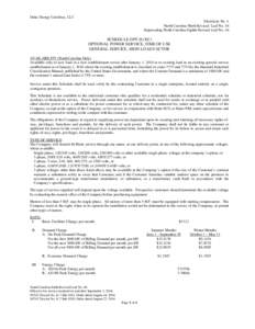 Duke Energy Carolinas, LLC Electricity No. 4 North Carolina Ninth Revised Leaf No. 46 Superseding North Carolina Eighth Revised Leaf No. 46  SCHEDULE OPT-H (NC)