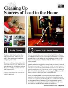 Cleaning Up Sources of Lead in the Home