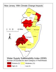 New Jersey: With Climate Change Impacts Sussex Warren  Passaic