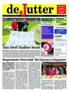 NIEUWS-WEEKBLAD IJmuiden, Velsen-Noord www.jutter.nl 