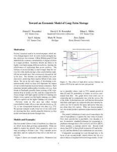 Systems engineering / Failure / Materials science / Reliability engineering / Software quality / Survival analysis / Computer data storage / Hard disk drive / University of California / Computer hardware / Computer storage media / Design