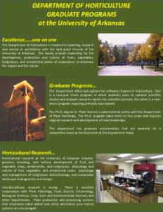 Geography of the United States / Fayetteville /  Arkansas / Fayetteville–Springdale–Rogers metropolitan area / Horticulture