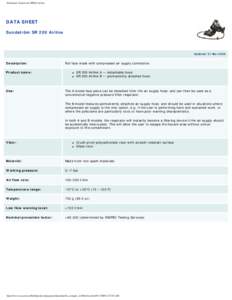 Datasheet: Sundstrom SR200 Airline